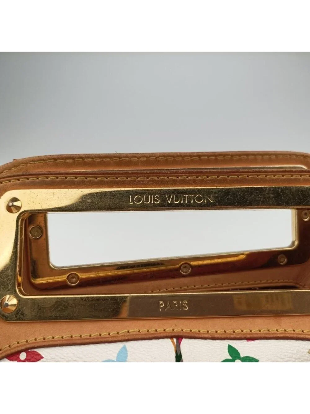 Louis Vuitton Judy MM Blanc Monogram Multicolor Shoulder Bag